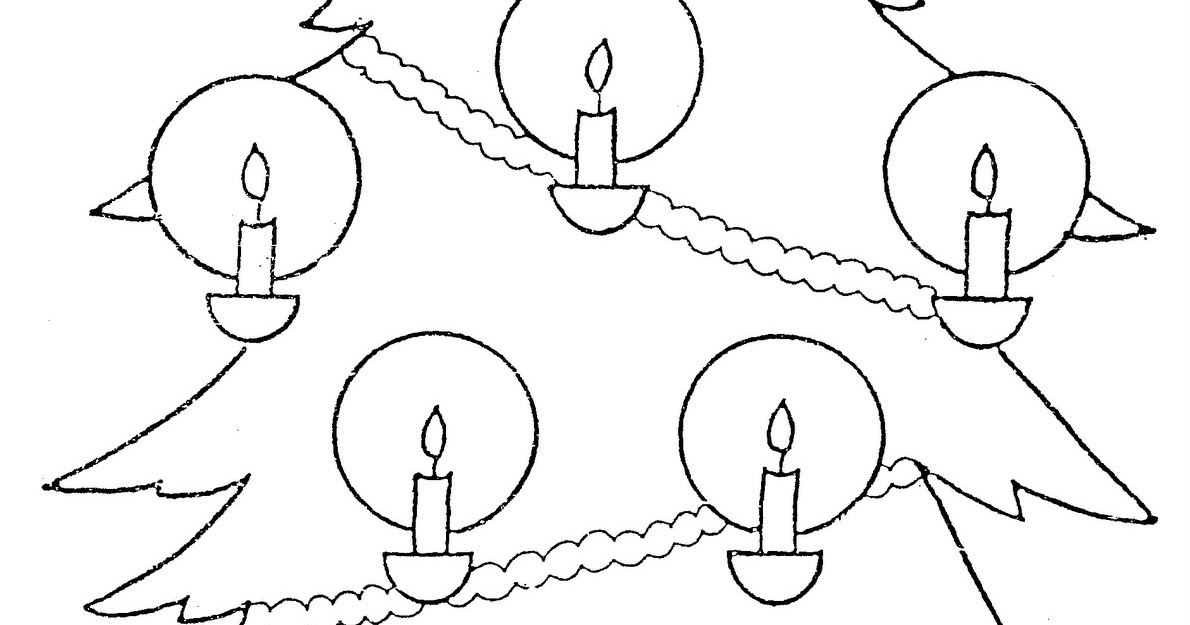 Pinto Dibujos: Pinito de navidad para colorear